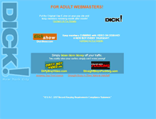 Tablet Screenshot of dickmag.com